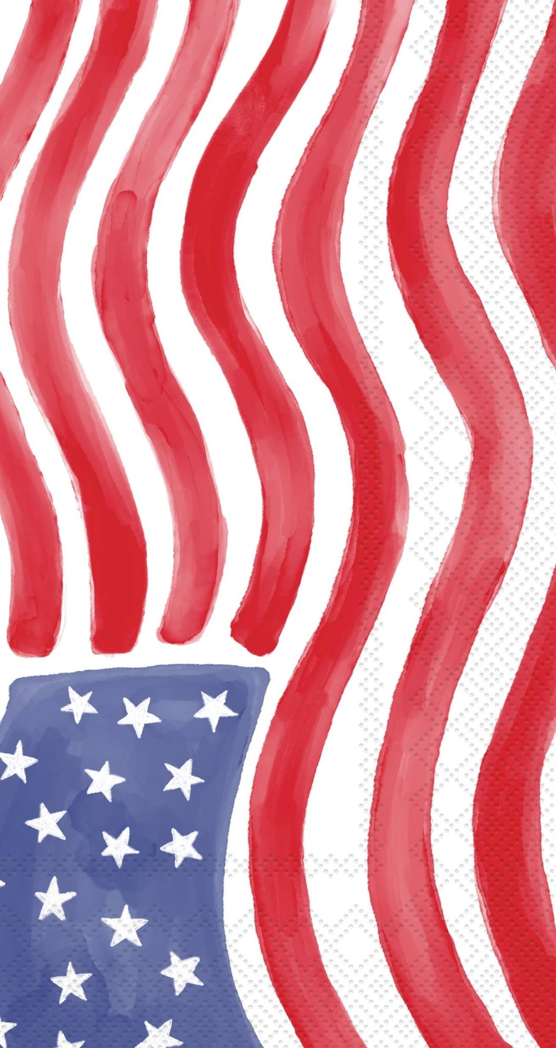 Paper Guest Towels 16 ct Stars & Stripes Stamp - Something Splendid Co.