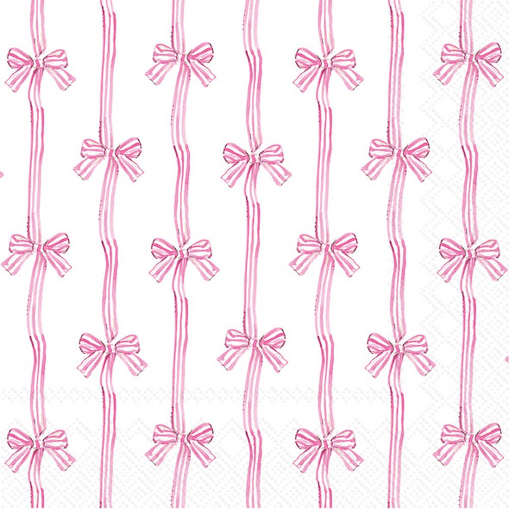 Paper Lunch Napkin Pack of 20 Baby Toile Pink - Something Splendid Co.