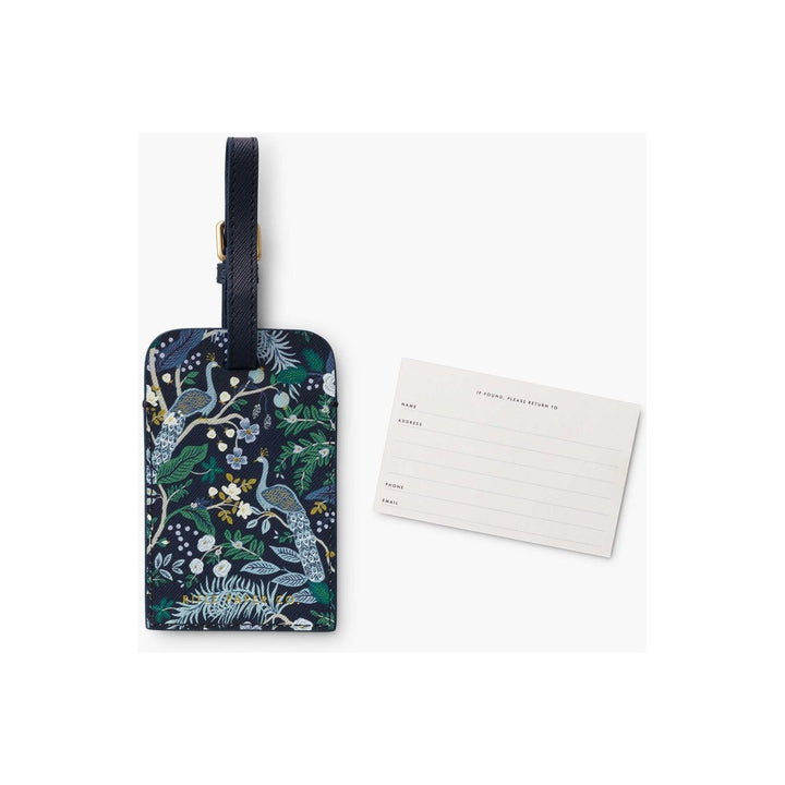 Peacock Luggage Tag - Something Splendid Co.