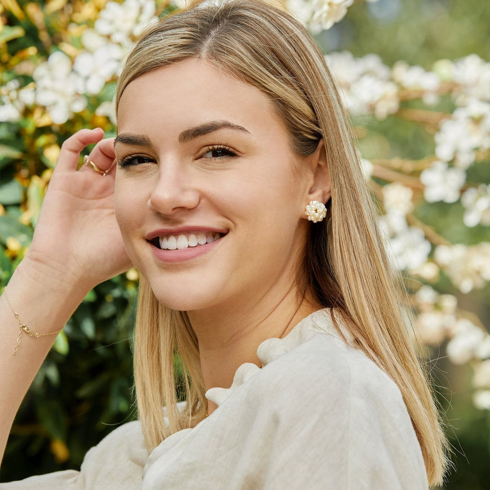 Pearl Cluster Studs - Something Splendid Co.