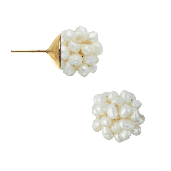 Pearl Cluster Studs - Something Splendid Co.