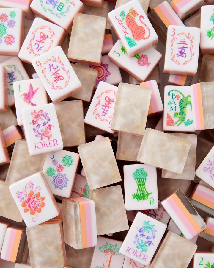 Pearlescent Mahjong Tiles - Something Splendid Co.