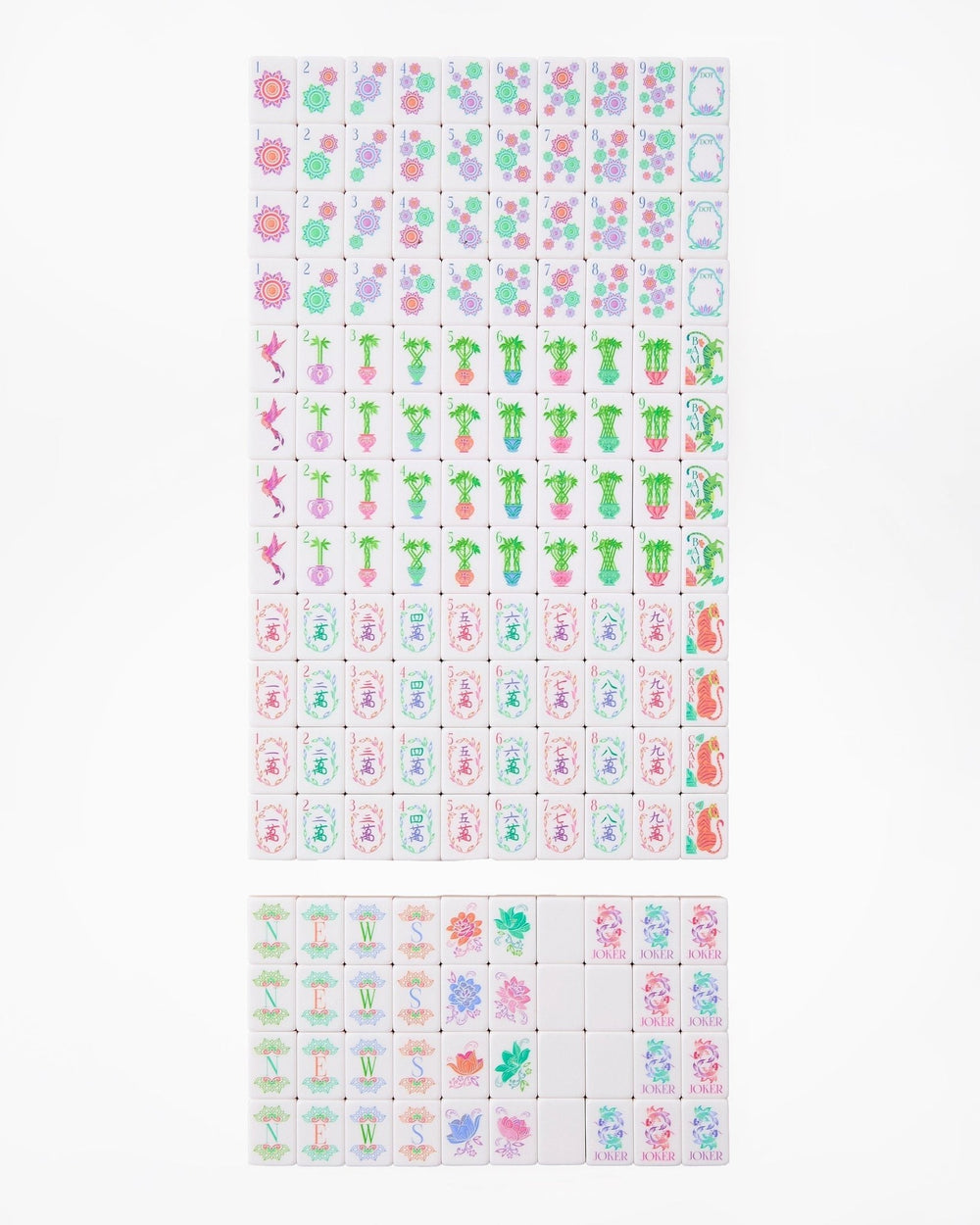 Pearlescent Mahjong Tiles - Something Splendid Co.