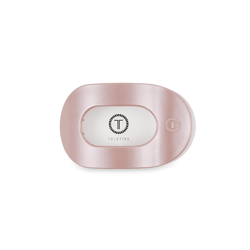 Pearly Pink Small Flat Round Hair Clip - Something Splendid Co.