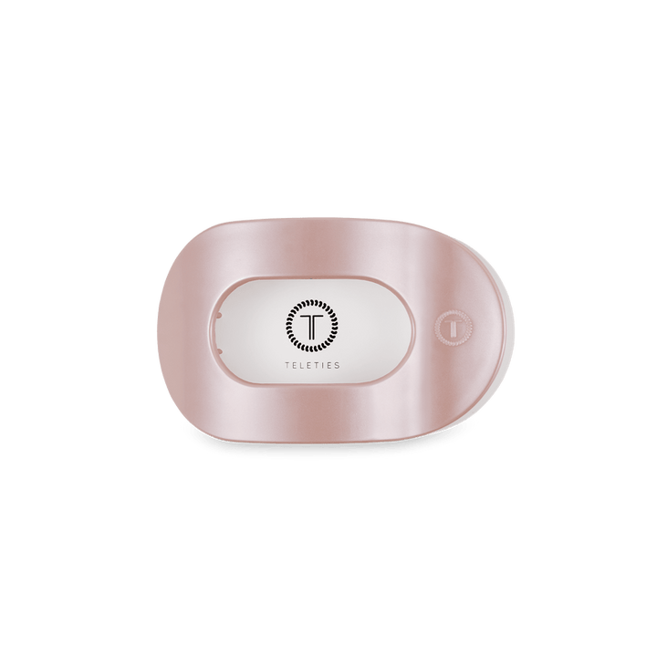 Pearly Pink Small Flat Round Hair Clip - Something Splendid Co.