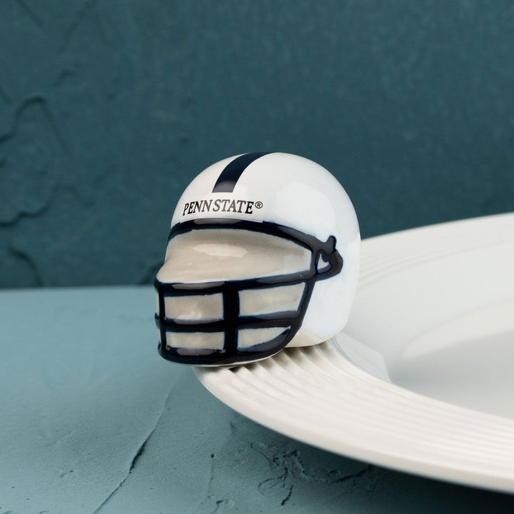 Penn State University Helmet Mini by Nora Fleming — hand-painted ceramic officially licensed Penn State helmet