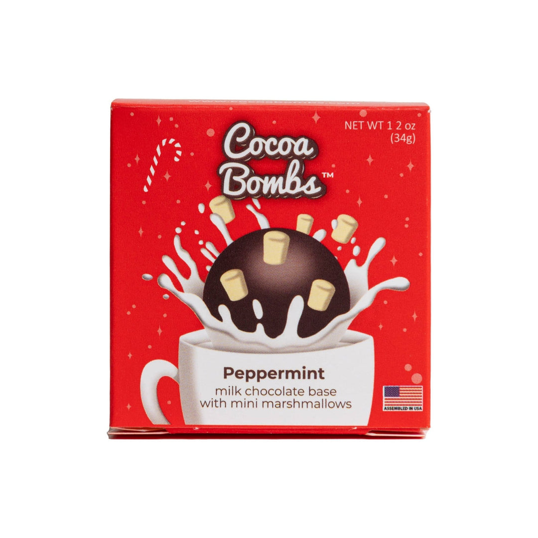 Peppermint Cocoa Bombs - Something Splendid Co.