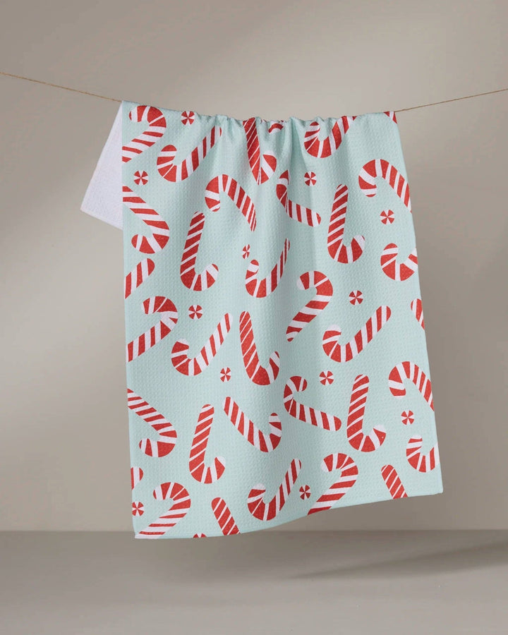 Peppermint Twist Tea Towel - Something Splendid Co.