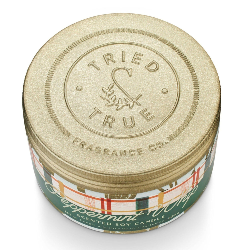 Peppermint Whip Tin Candle - Something Splendid Co.