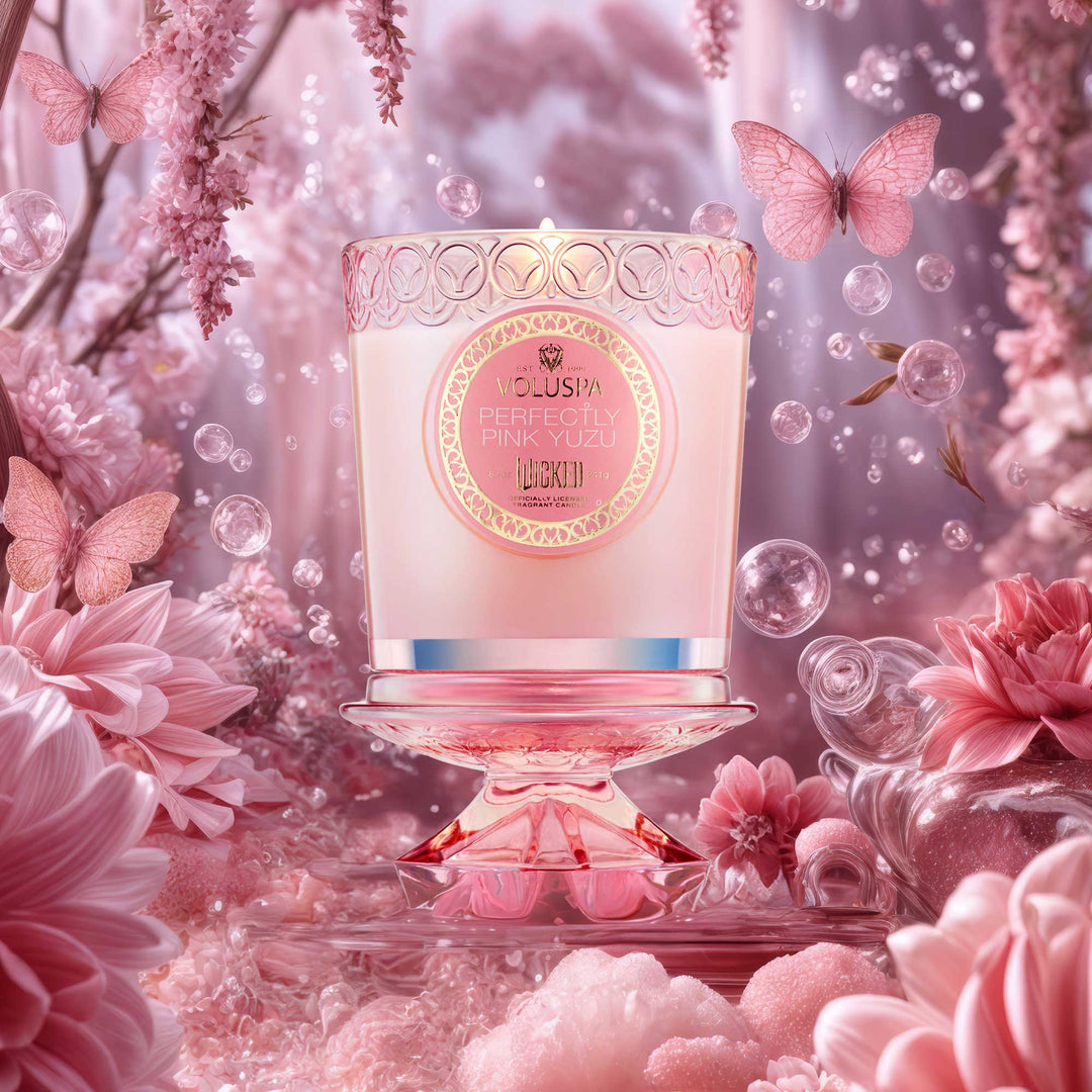 Perfectly Pink Yuzu Boxed Candle - Something Splendid Co.