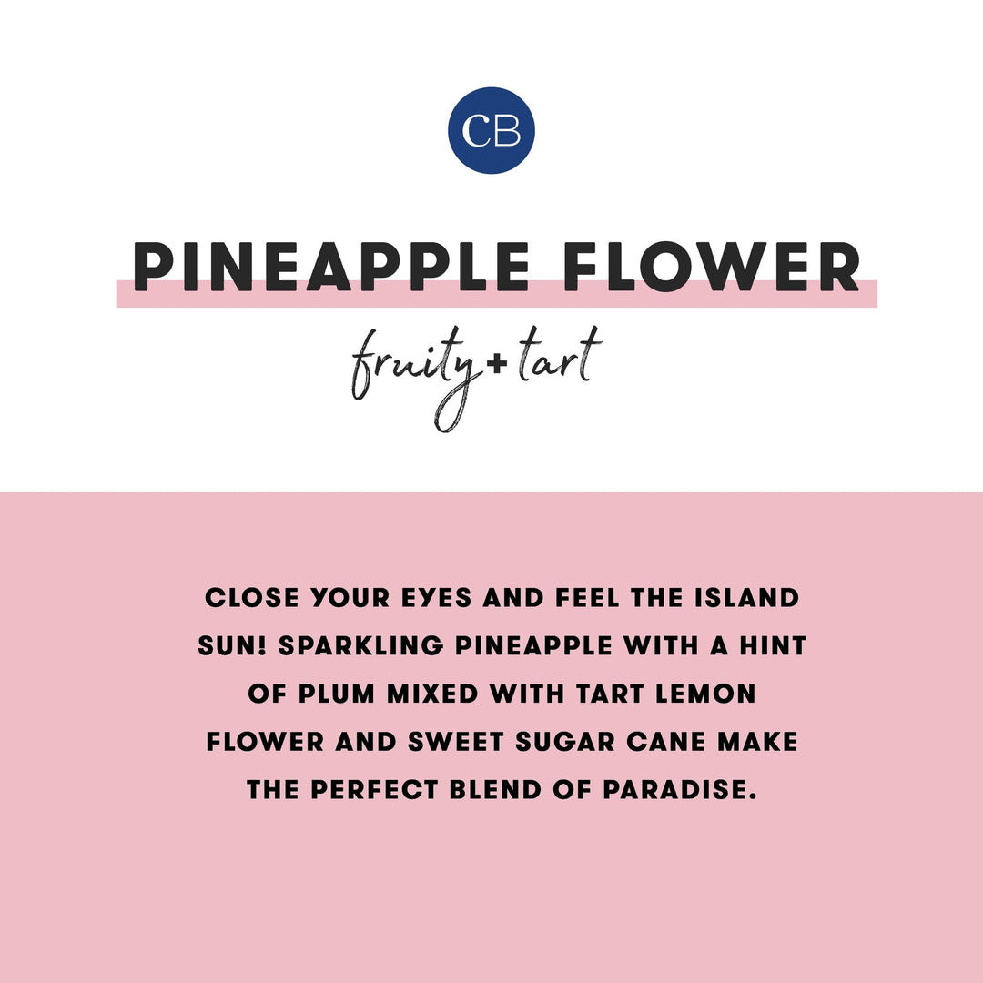 Pineapple Flower Pattern Play Signature Candle - Something Splendid Co.