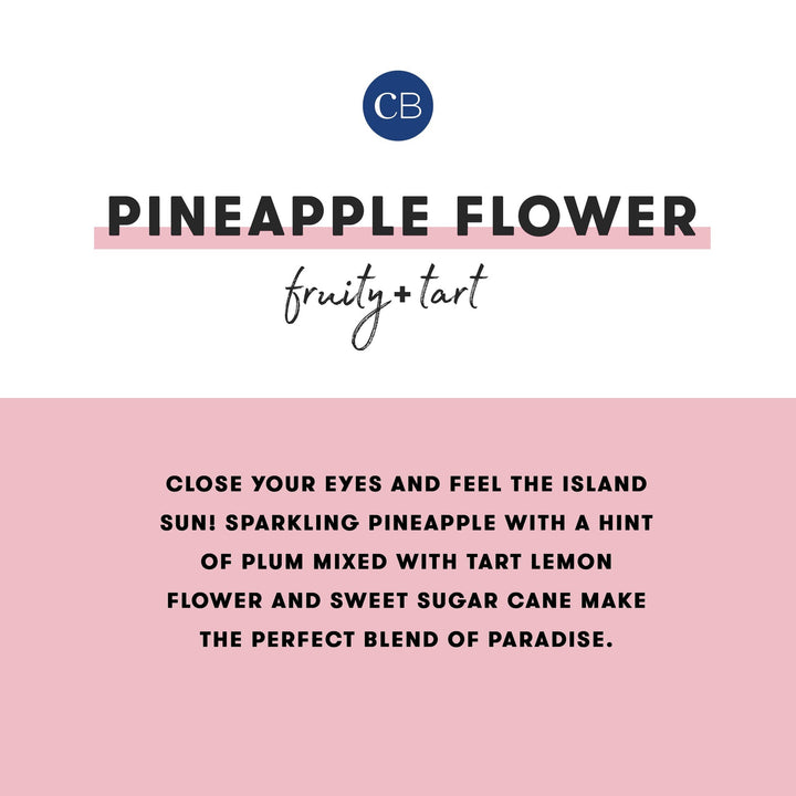 Pineapple Flower Pattern Play Signature Candle - Something Splendid Co.