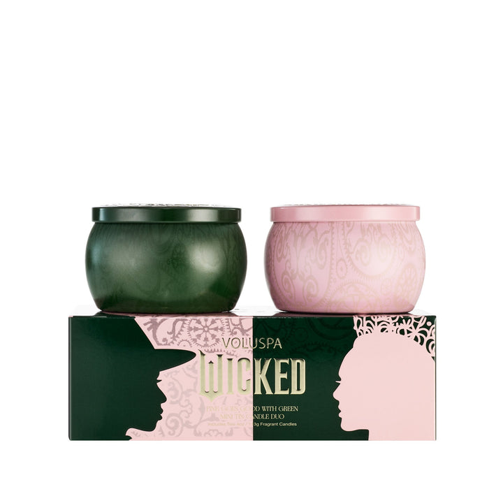 Pink Goes Good with Green Mini Tin Candle Duo - Something Splendid Co.