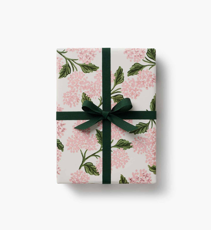 Pink Hydrangea Continuous Roll - Something Splendid Co.