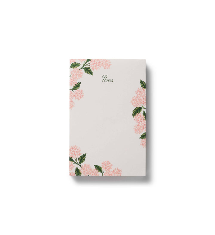 Pink Hydrangea Notepad - Something Splendid Co.