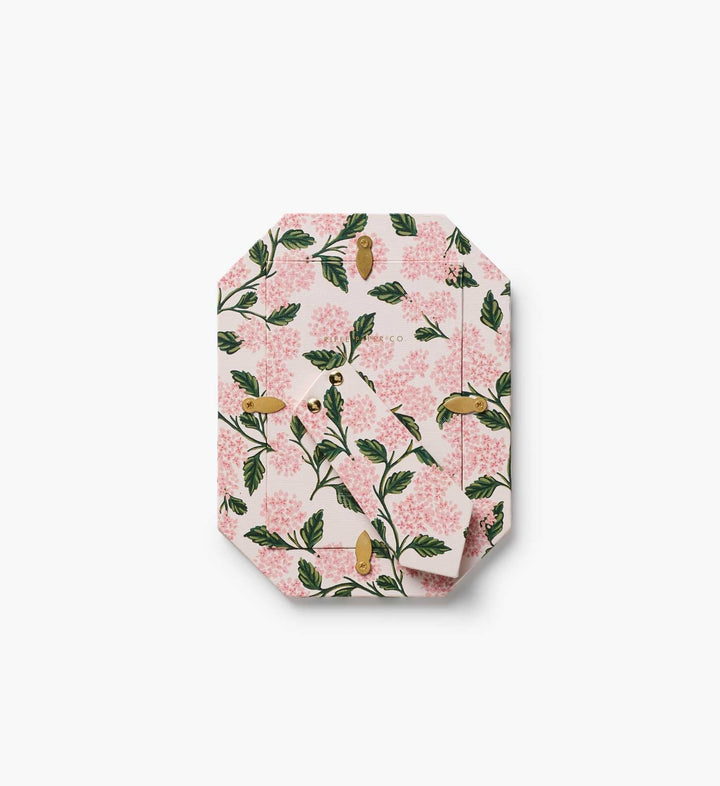 Pink Hydrangea Paper Wrapped Picture Frame - Something Splendid Co.