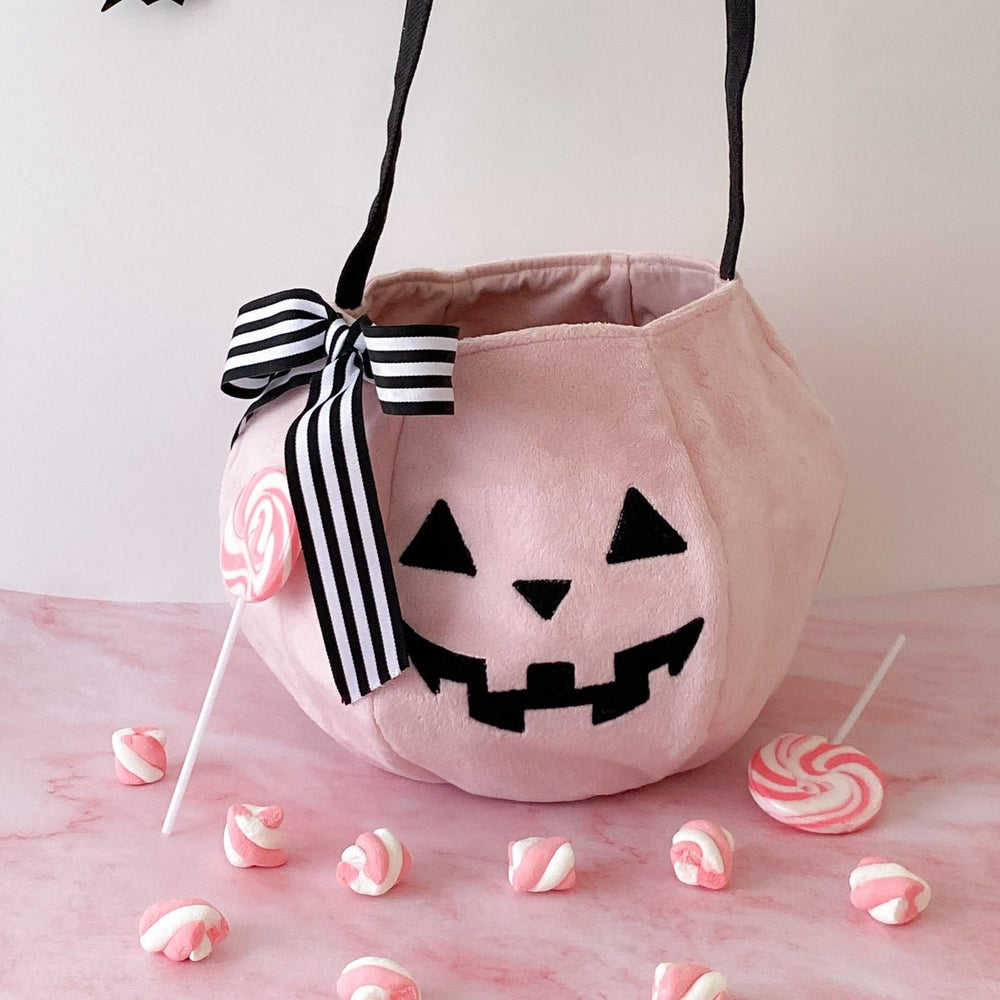 Pink Pumpkin Halloween Bag | Mon Ami - Something Splendid Co.
