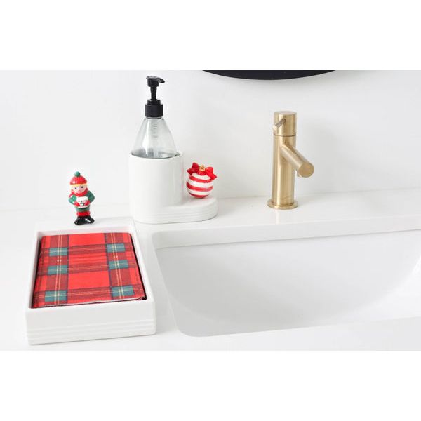 Pinstripes Melamine Guest Towel Holder - Something Splendid Co.