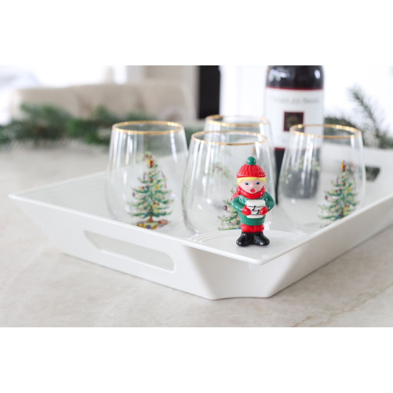 Nora Fleming Pinstripes Melamine Tray