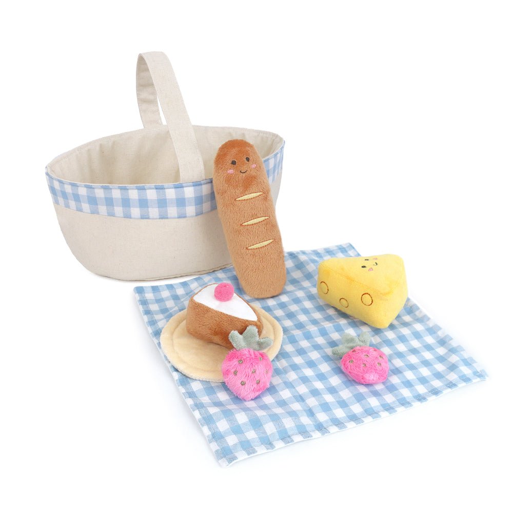 Plush Picnic Basket Playset - Something Splendid Co.