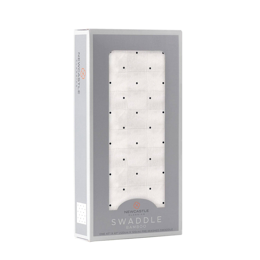 Polka Dot Bamboo Swaddle - Something Splendid Co.