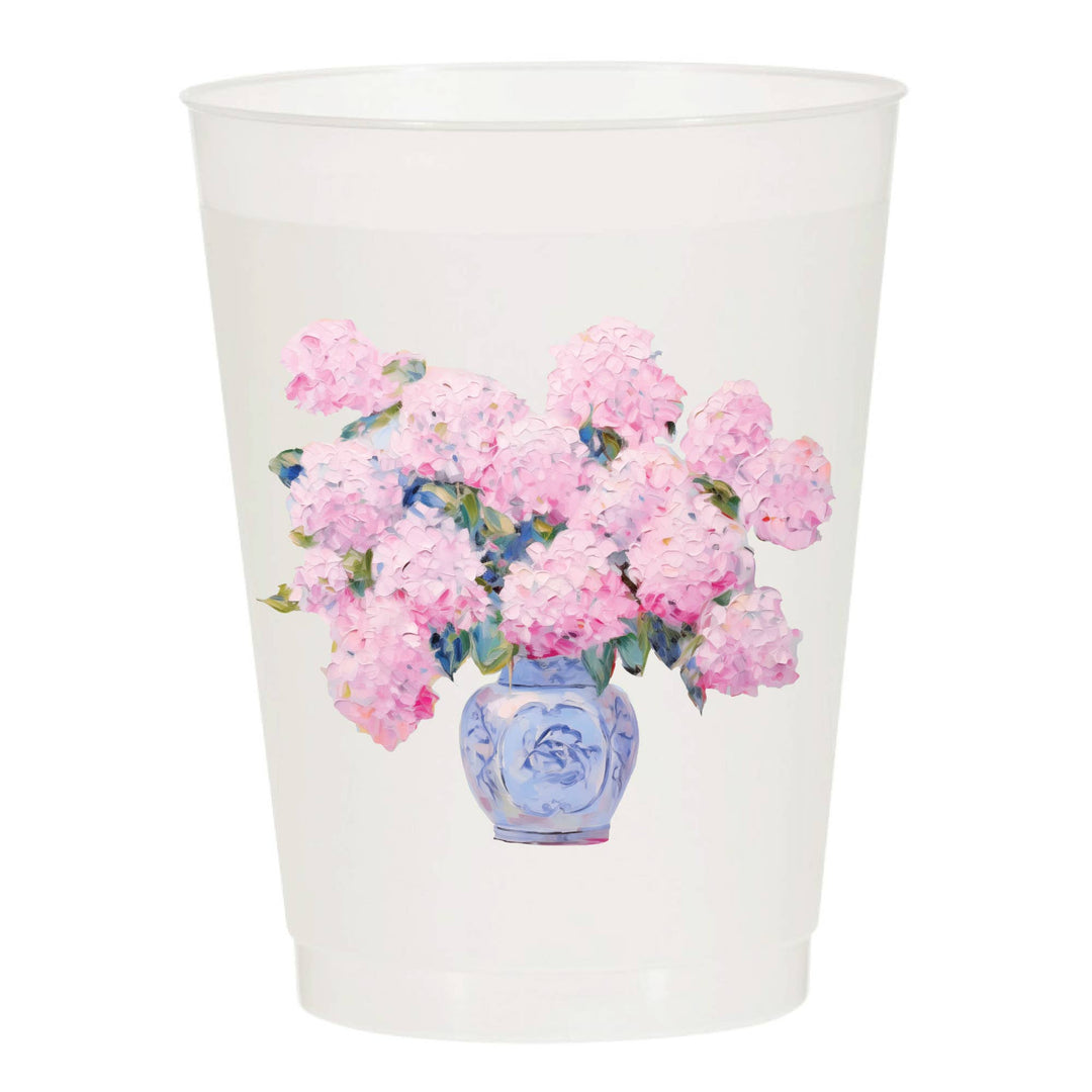 Potted Hydrangea Frosted Cups - Summer - Something Splendid Co.