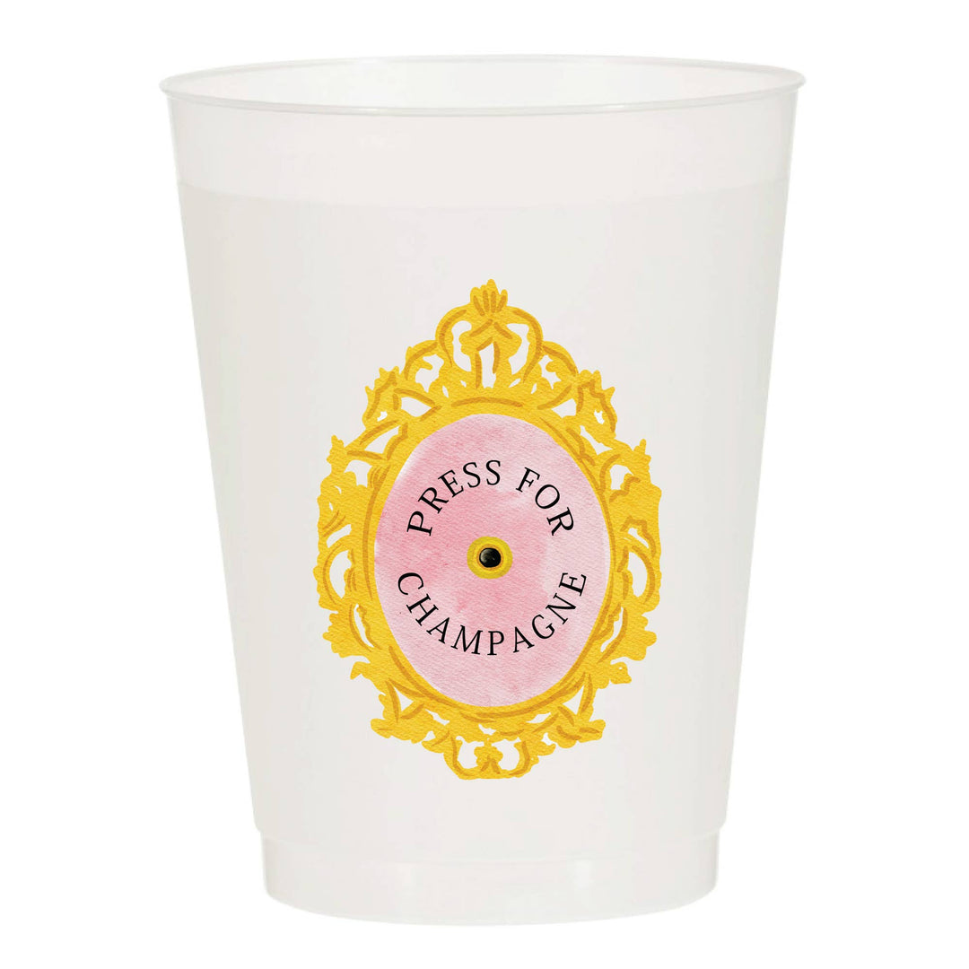 Press for Champagne Frosted Cups - Something Splendid Co.