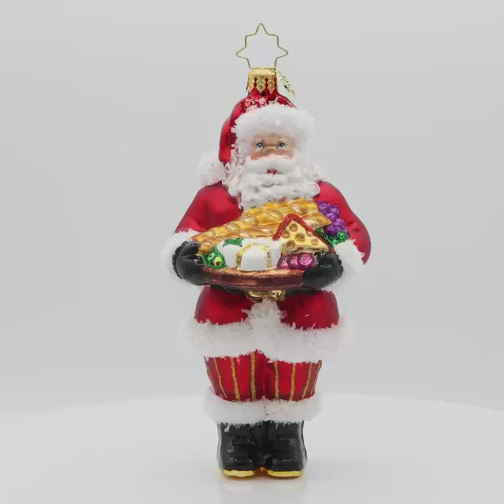 Charcuterie Claus Ornament