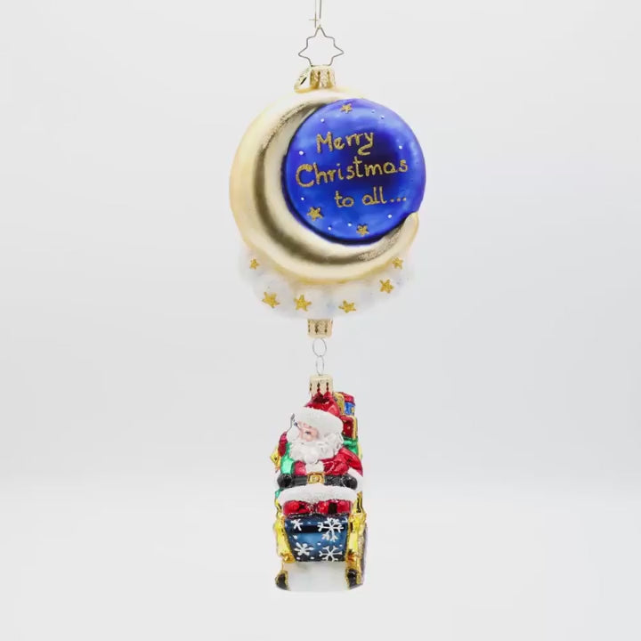 Moonlight Sleigh Ride Ornament