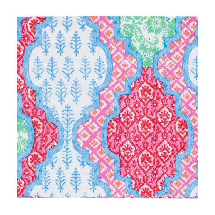 Provencal Cotton Pink Cocktail Napkins - Something Splendid Co.