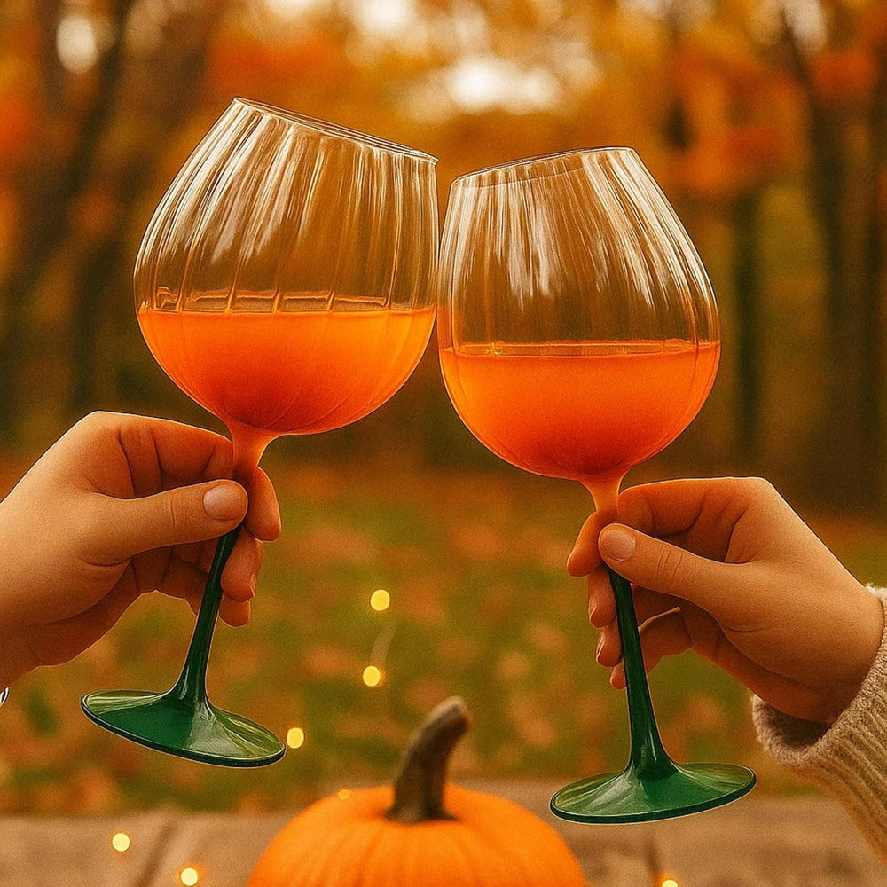 Pumpkin Wine, Cocktail & Champagne Glasses | Set of 2 - Something Splendid Co.