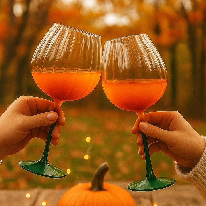 Pumpkin Wine, Cocktail & Champagne Glasses | Set of 2 - Something Splendid Co.