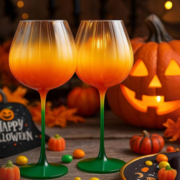 Pumpkin Wine, Cocktail & Champagne Glasses | Set of 2 - Something Splendid Co.