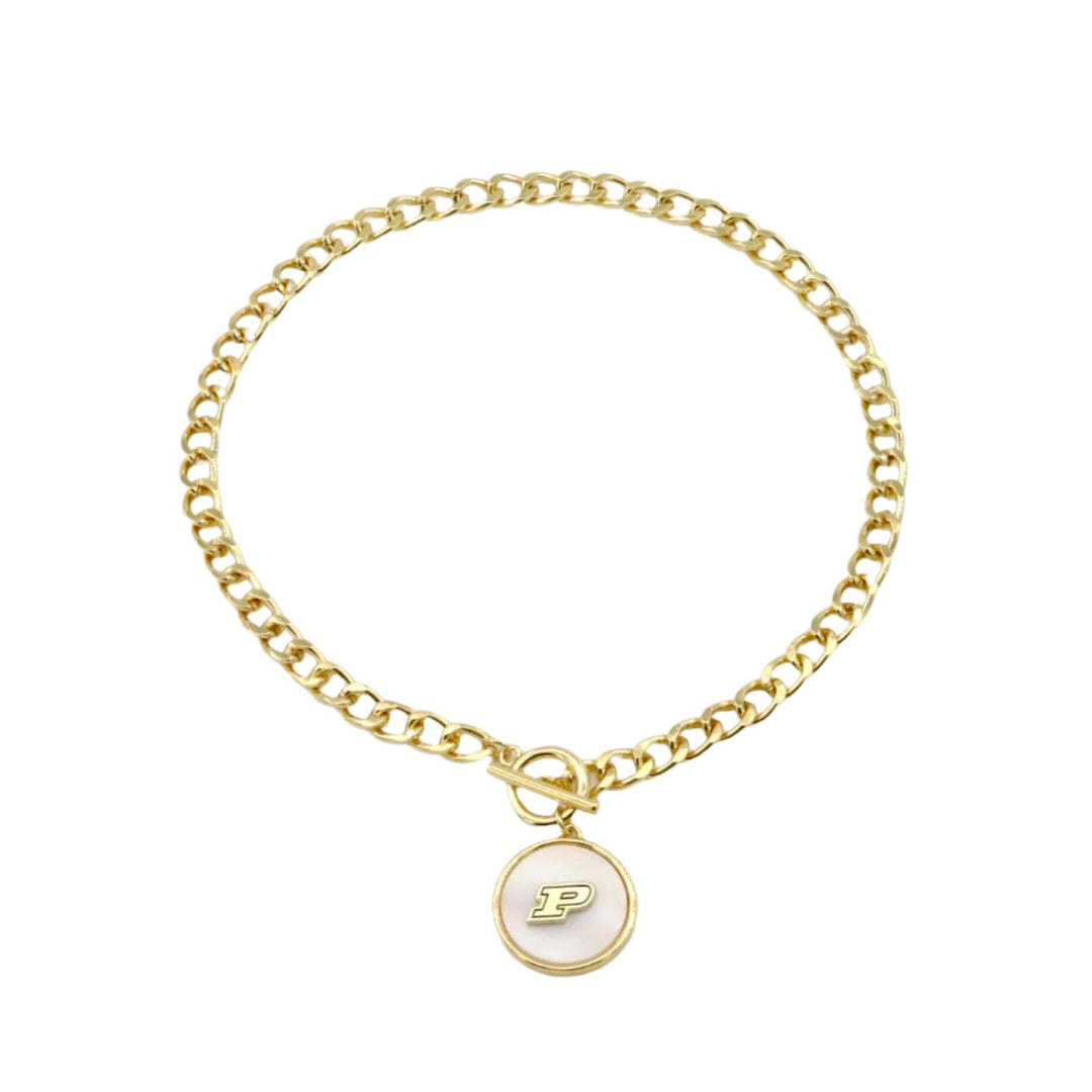 Purdue Pearl Pendant Necklace - Something Splendid Co.