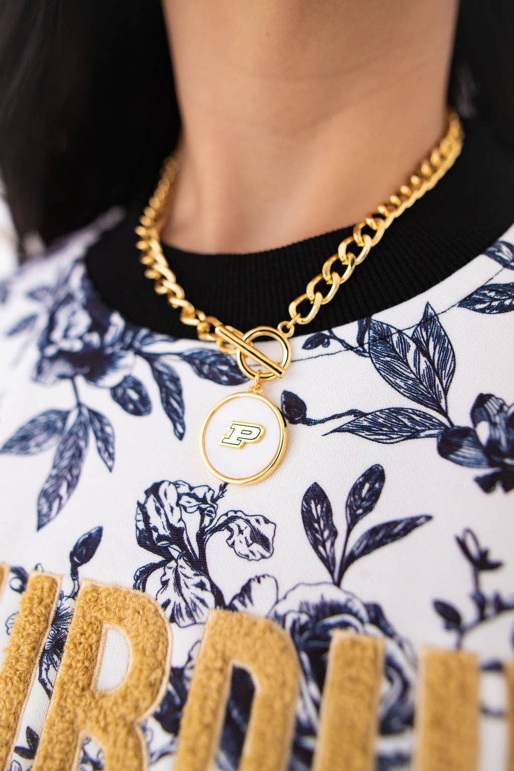 Purdue Pearl Pendant Necklace - Something Splendid Co.