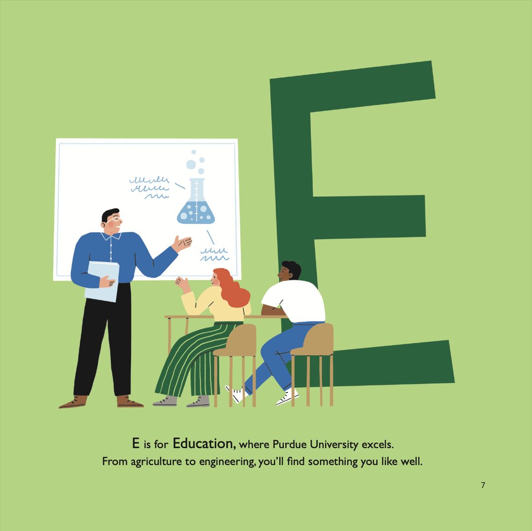 Purdue University A to Z Children's Book Officially Licensed - Something Splendid Co.