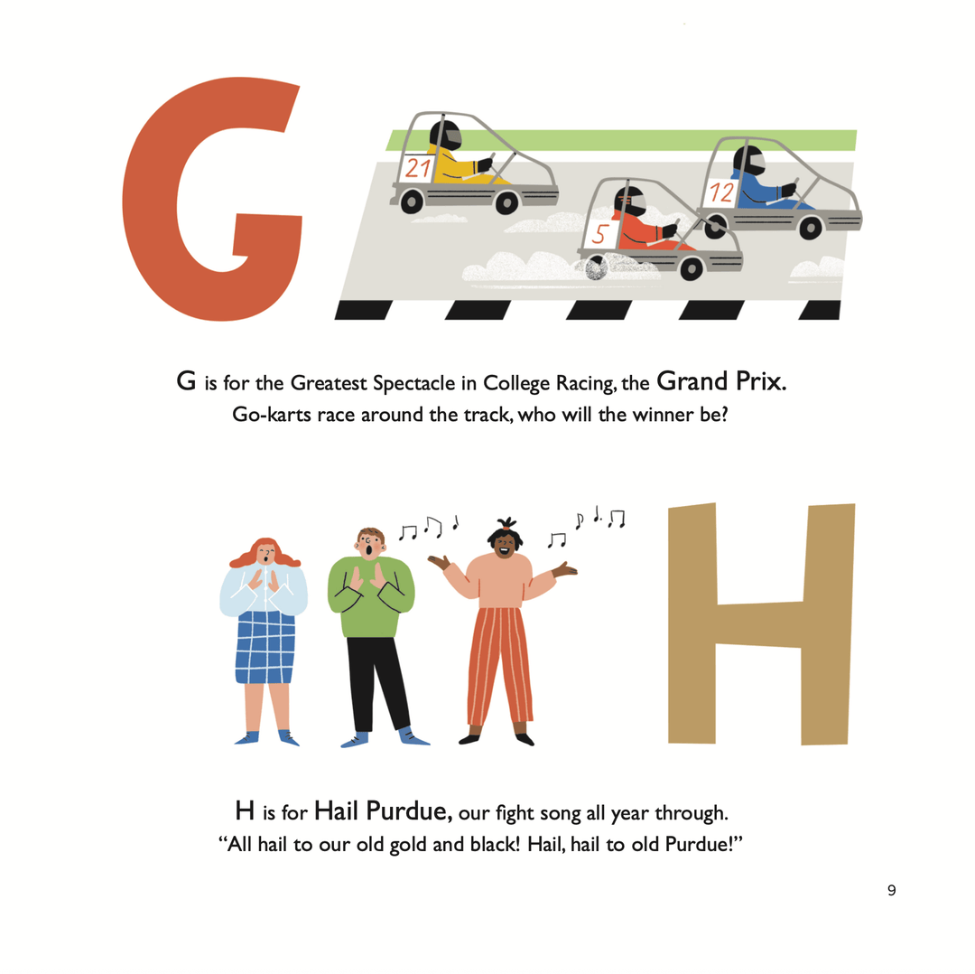 Purdue University A to Z Children's Book Officially Licensed - Something Splendid Co.