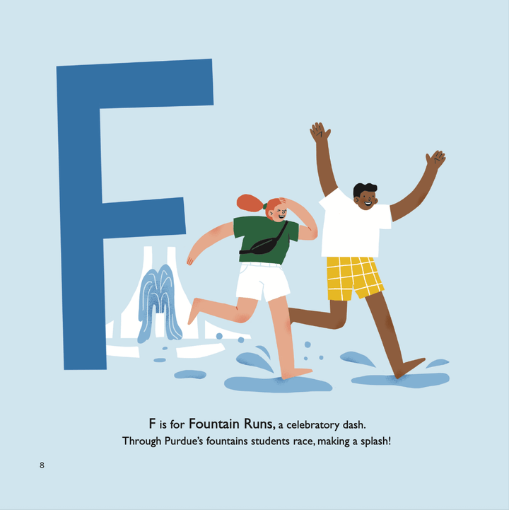 Purdue University A to Z Children's Book Officially Licensed - Something Splendid Co.