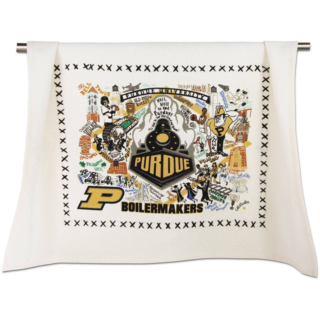 Purdue University Collegiate Dish Towel - Something Splendid Co.