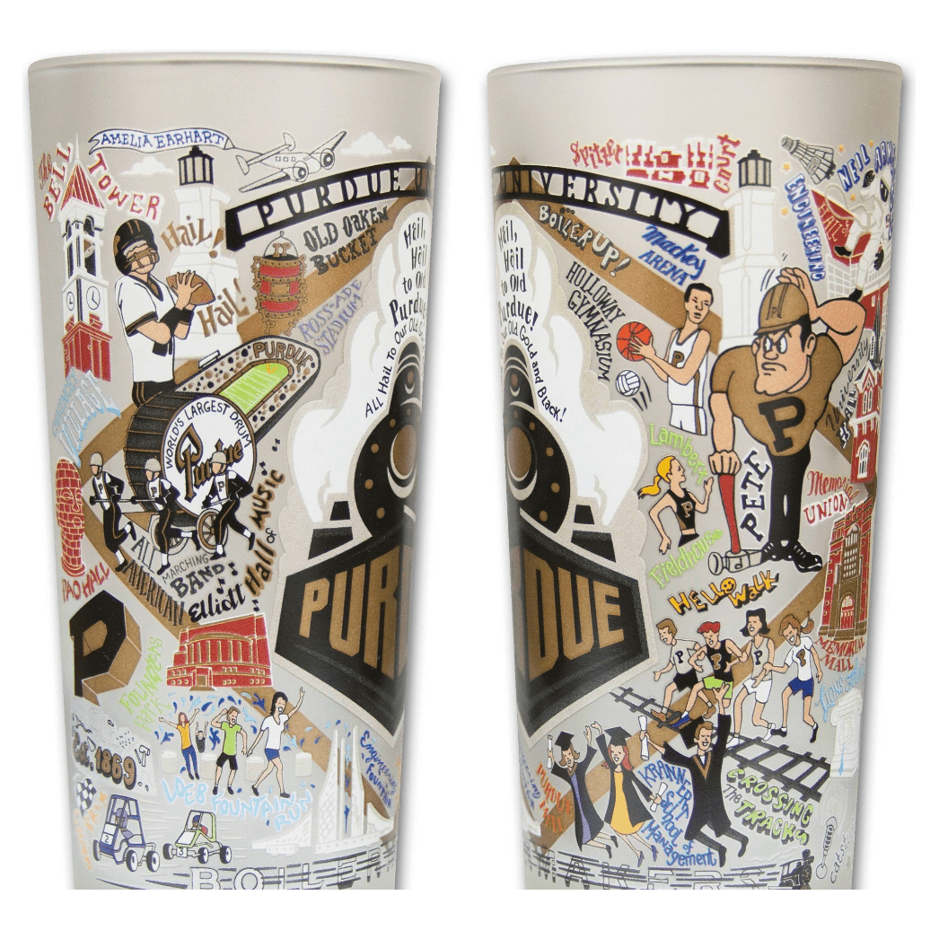 Purdue University Collegiate Drinking Glass - Thumbnail 2