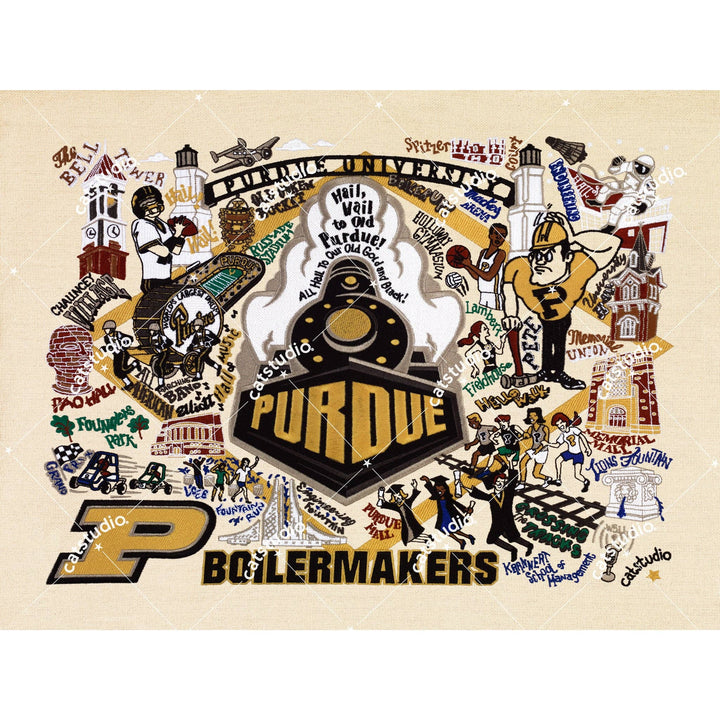 Purdue University Collegiate Fine Art Print - Something Splendid Co.