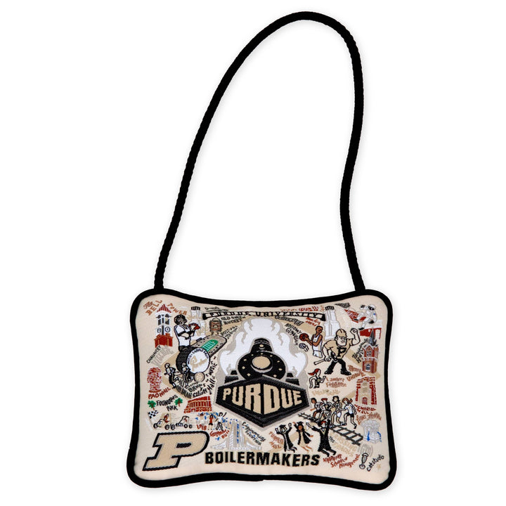 Purdue University Collegiate Mini Pillow Ornament - Something Splendid Co.