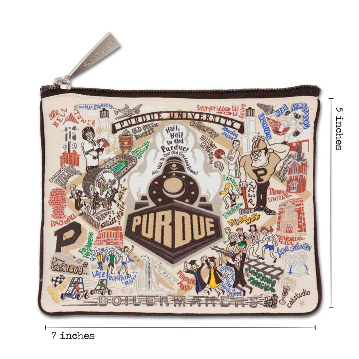 Purdue University Collegiate Zip Pouch - Something Splendid Co.