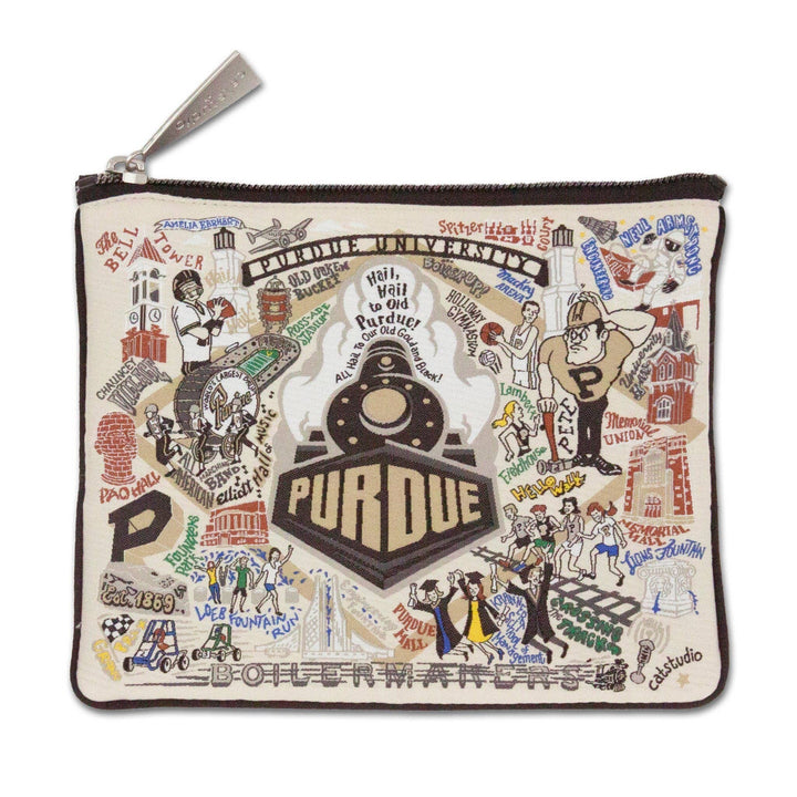 Purdue University Collegiate Zip Pouch - Something Splendid Co.