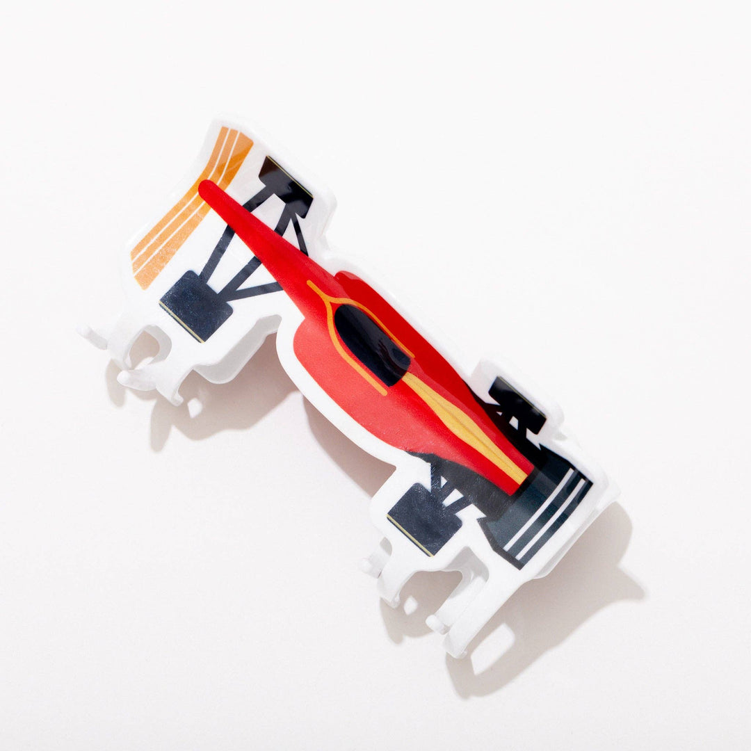 Race Car Cellulose Acetate Hair Claw - Something Splendid Co.