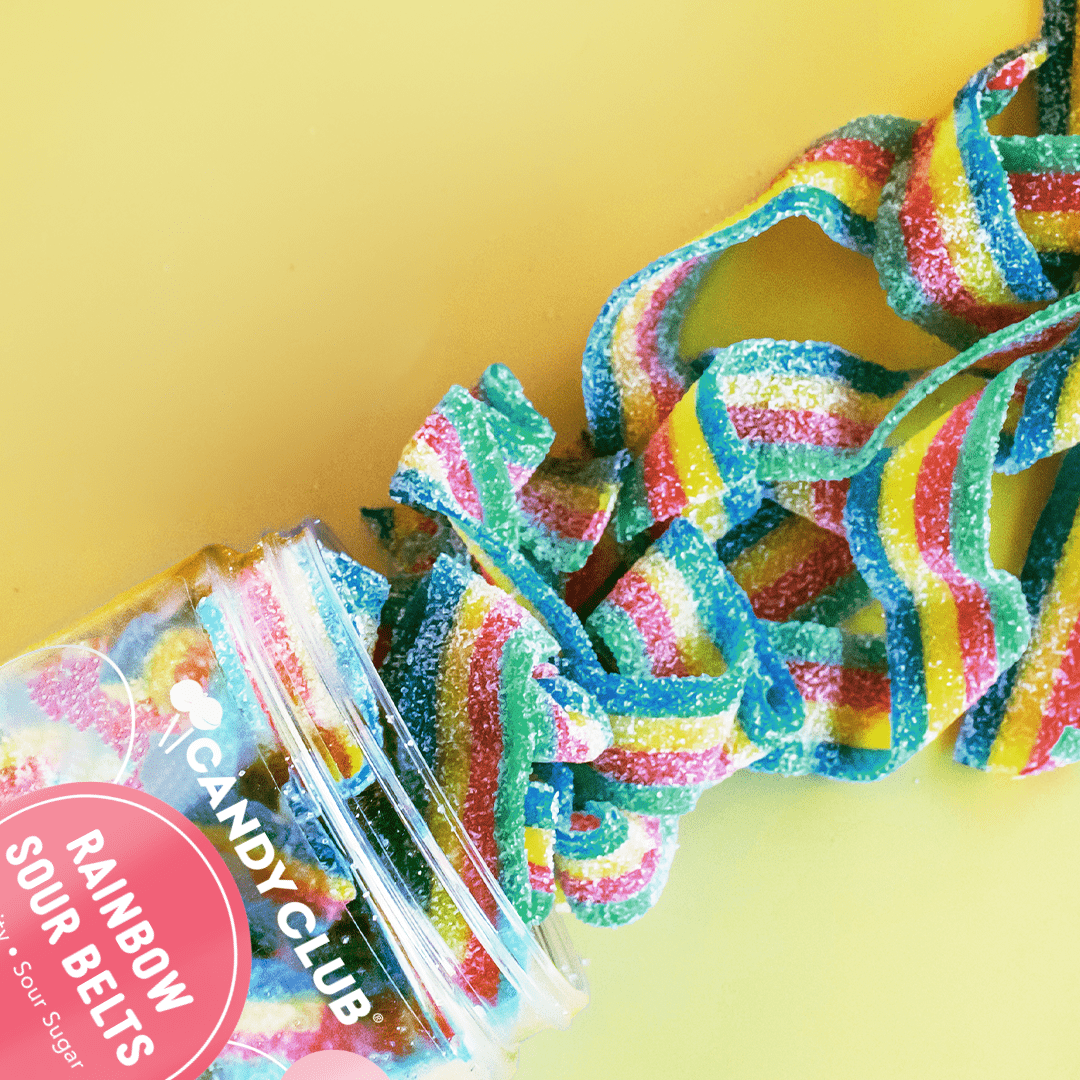 Rainbow Sour Belts - Something Splendid Co.