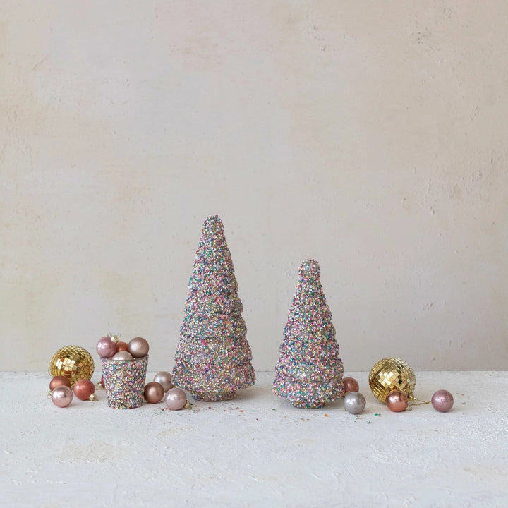 Recycled Glass Tree with Sequins - Something Splendid Co.