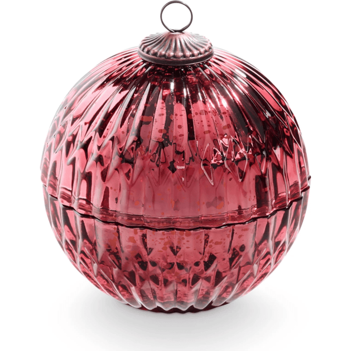 Red Balsam & Cedar Mercury Ornament Candle - Something Splendid Co.