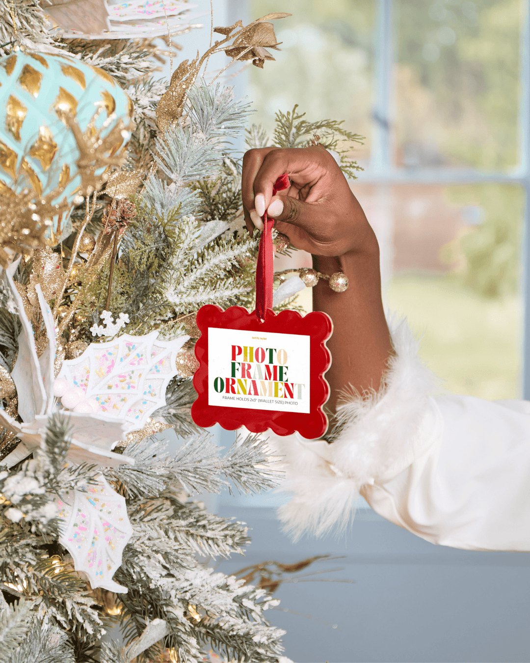 Red Frame Ornament - Something Splendid Co.