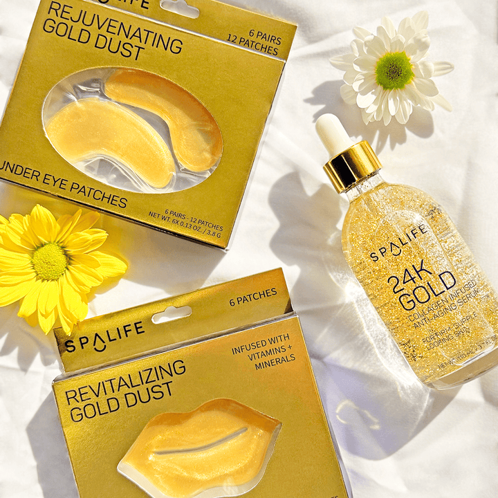Rejuvenating Gold Dust Under Eye Masks - 8 Pairs - Something Splendid Co.